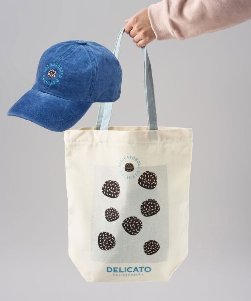 Totebag + Keps Delicatoboll
